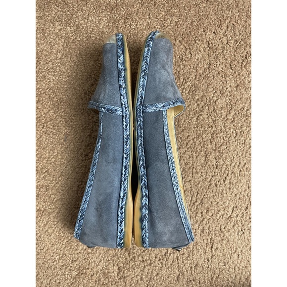 Stuart Weitzman Tipadrille Blue Jean Flats Size 7M - Picture 10 of 13
